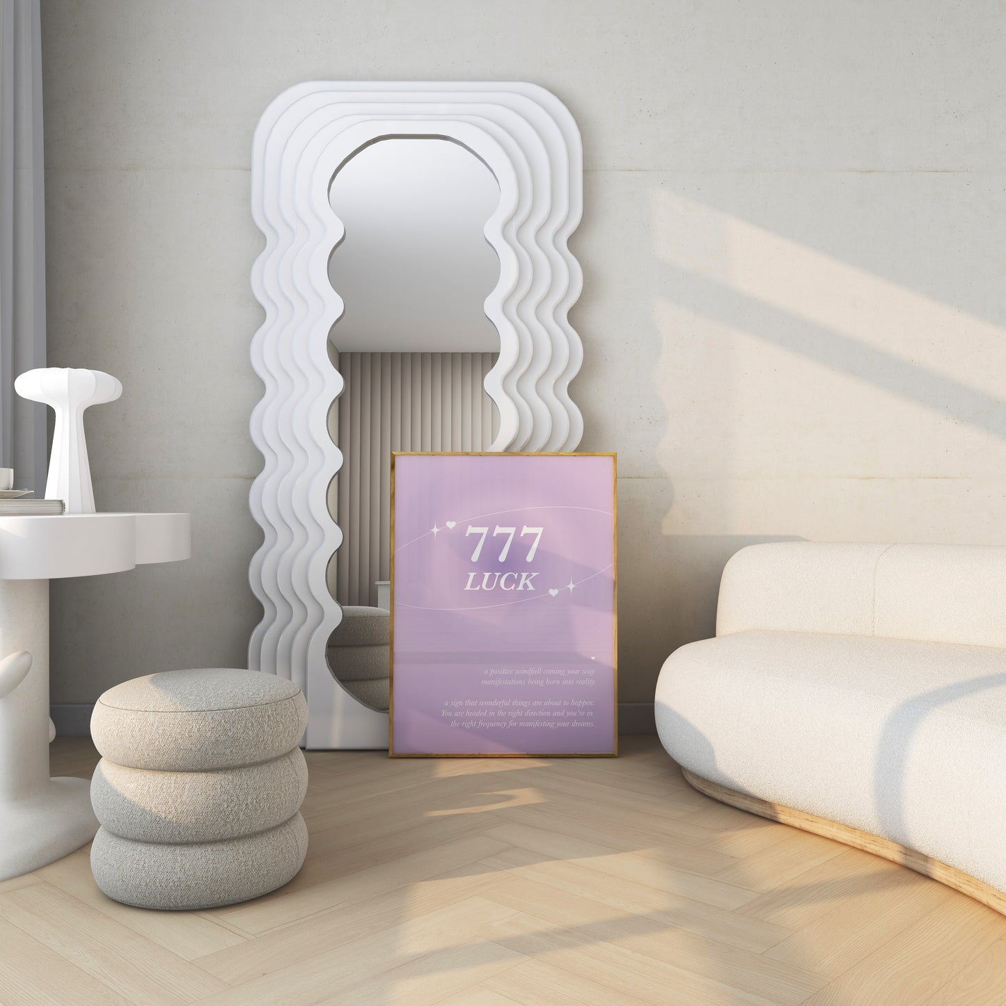 Angel Number 777 Purple Wall Art