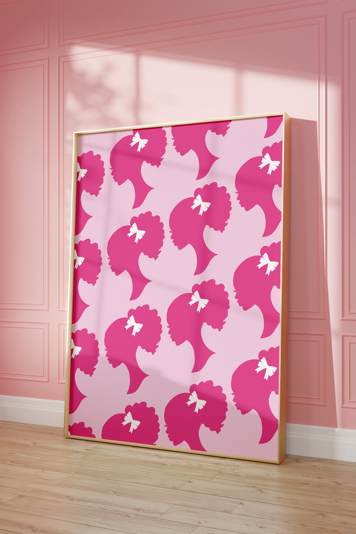 Afro Barb Pattern Wall Art