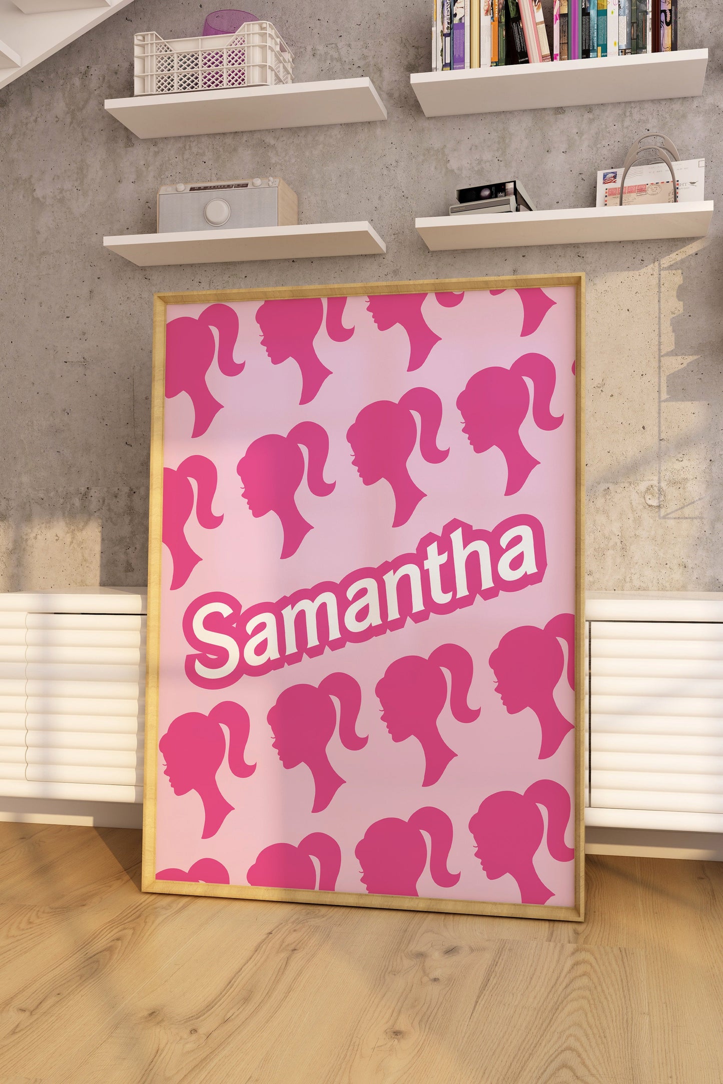 Personalised Barb Pattern Wall Art