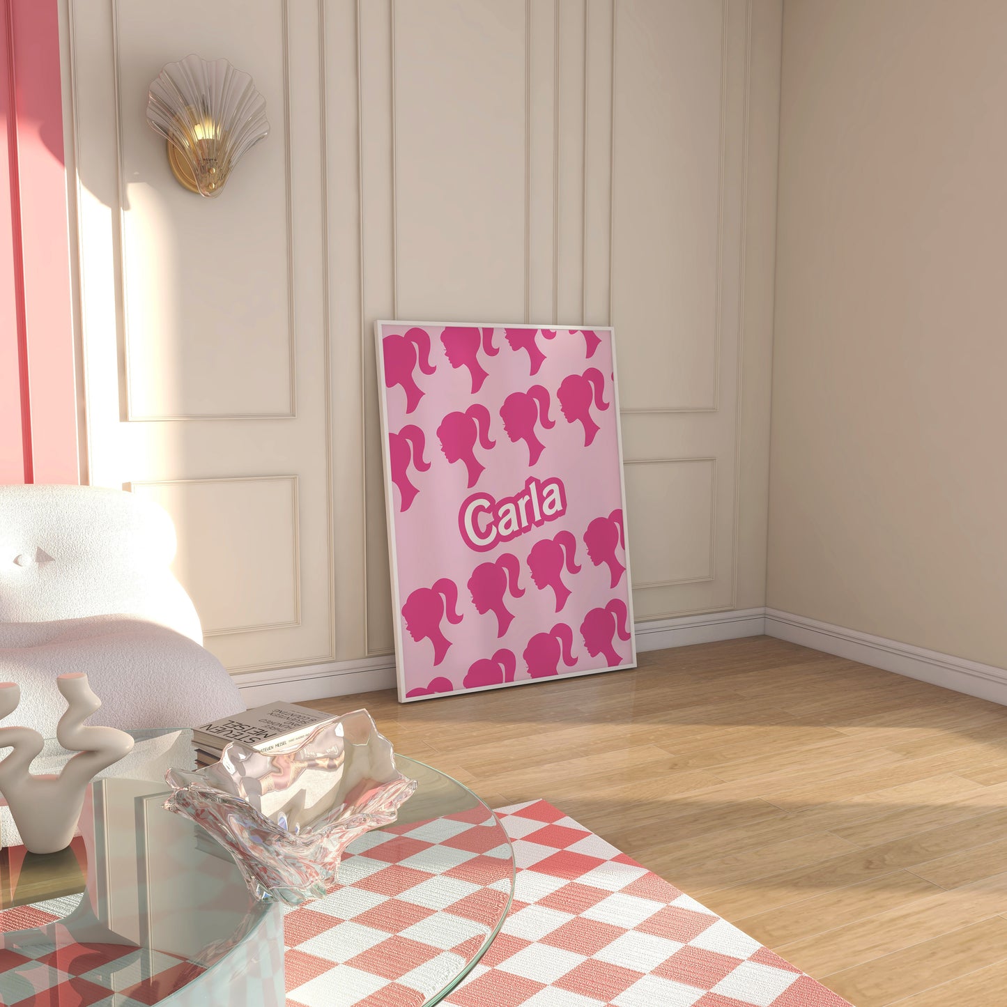 Personalised Barb Pattern Wall Art