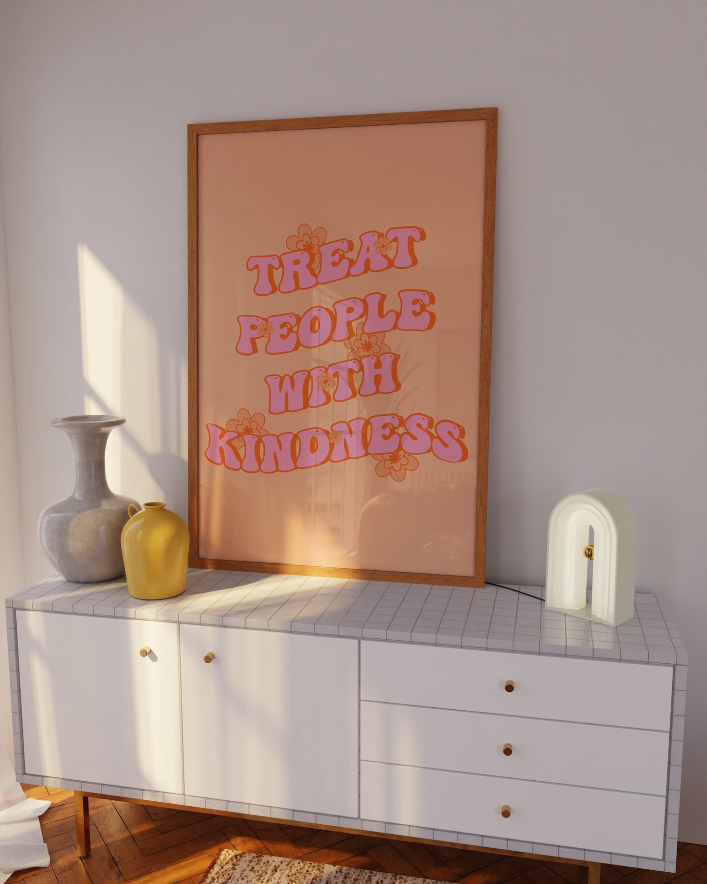 Treat People With Kindness Wall Art