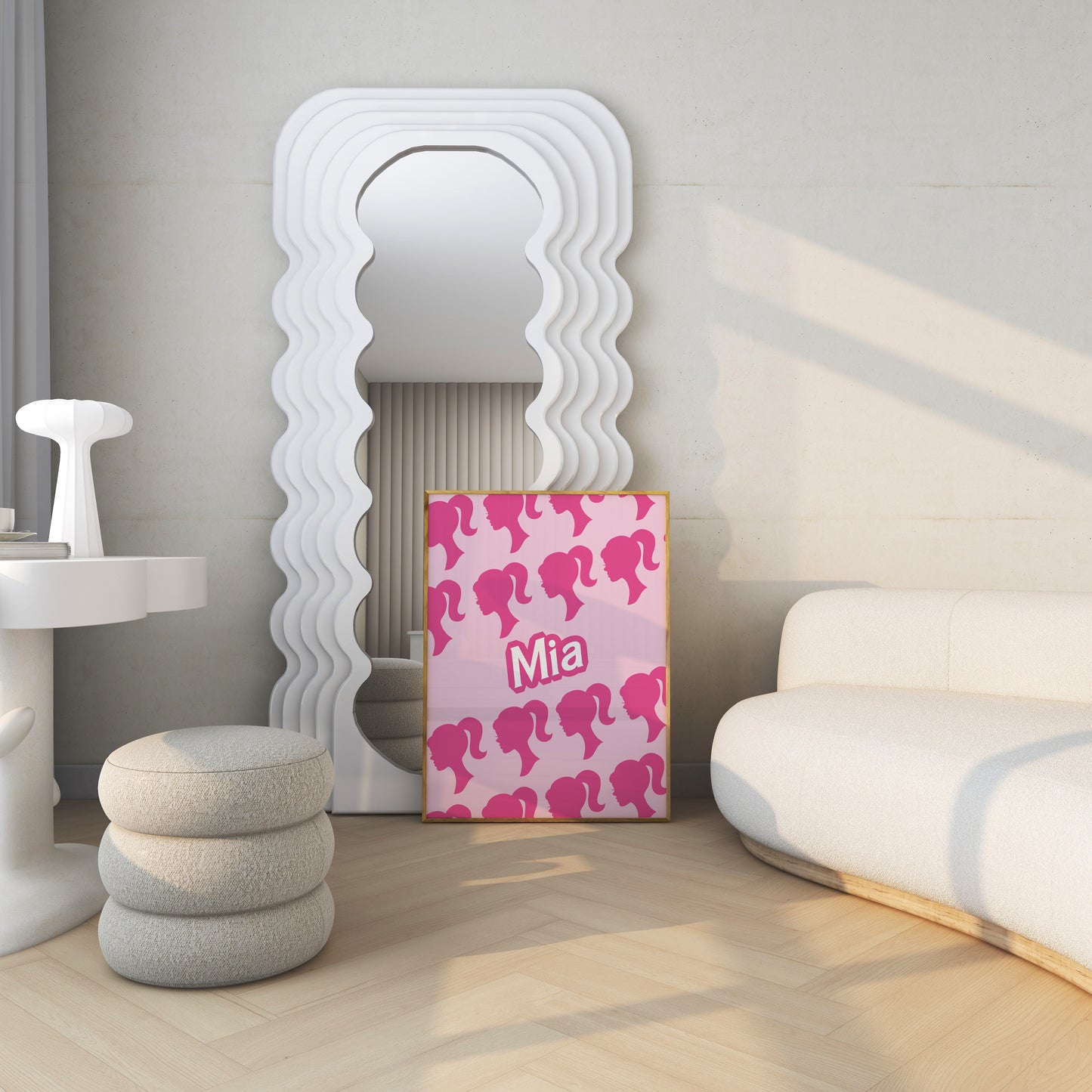 Personalised Barb Pattern Wall Art