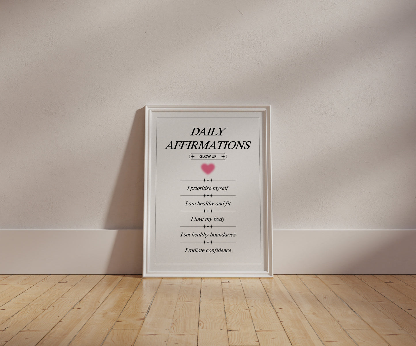 Daily Affirmations Wall Art