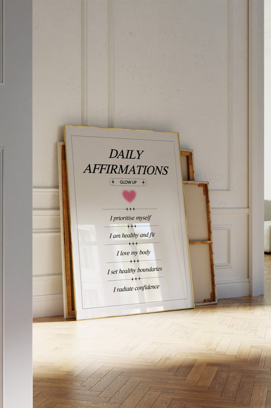 Daily Affirmations Wall Art