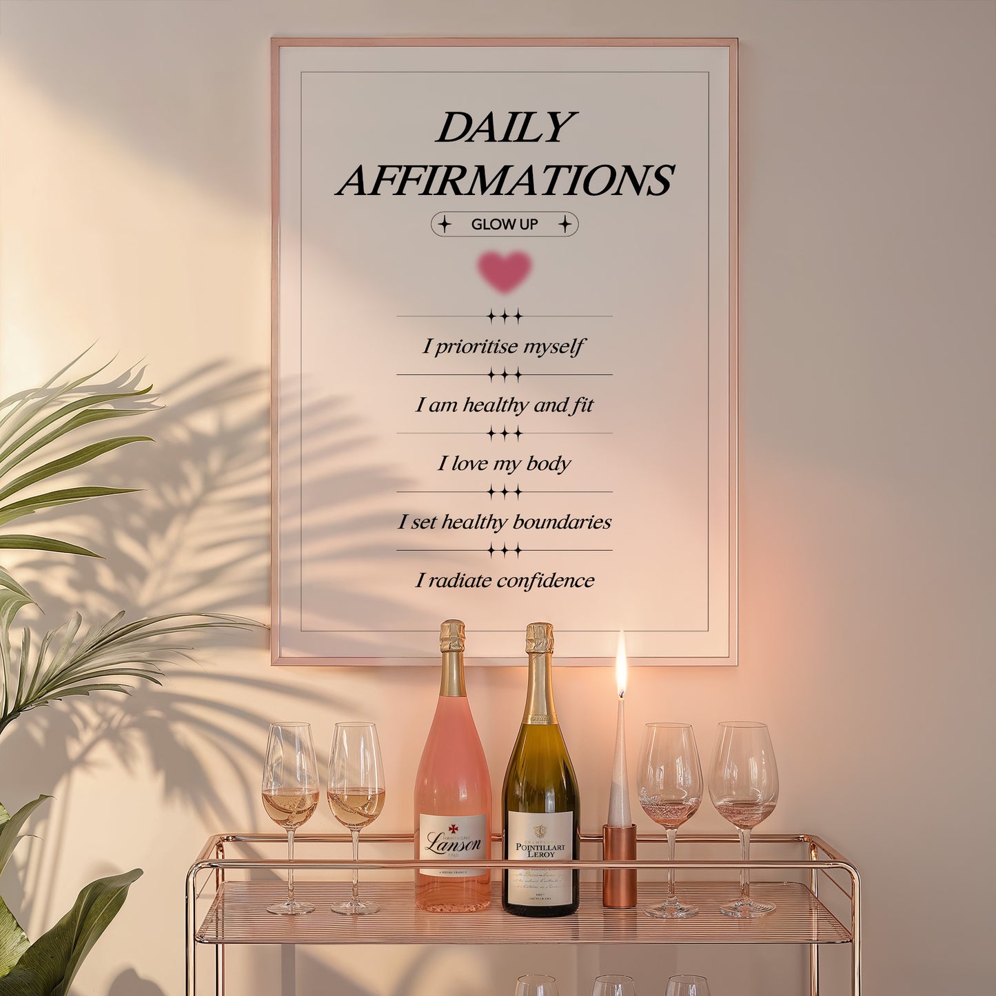 Daily Affirmations Wall Art