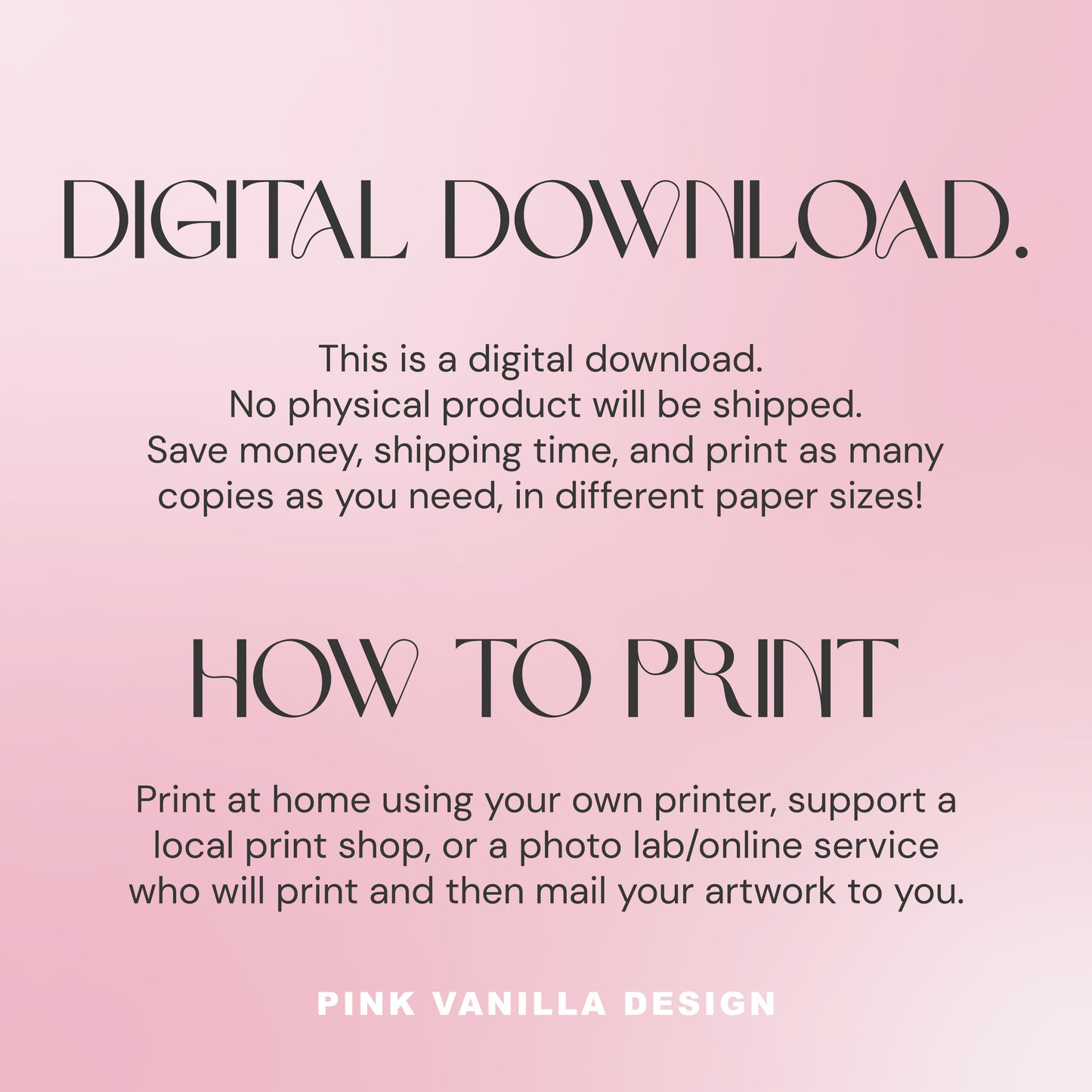 Hey Pink and Orange Wall Art