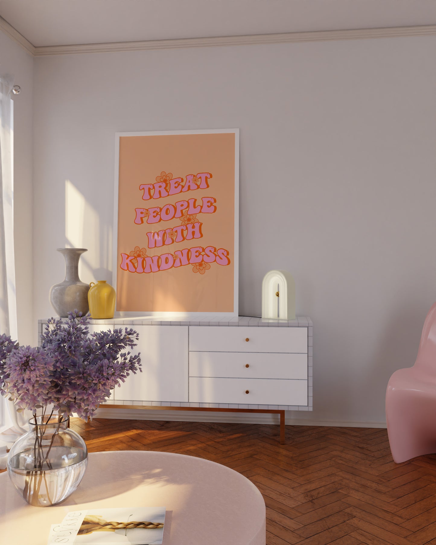Treat People With Kindness Wall Art