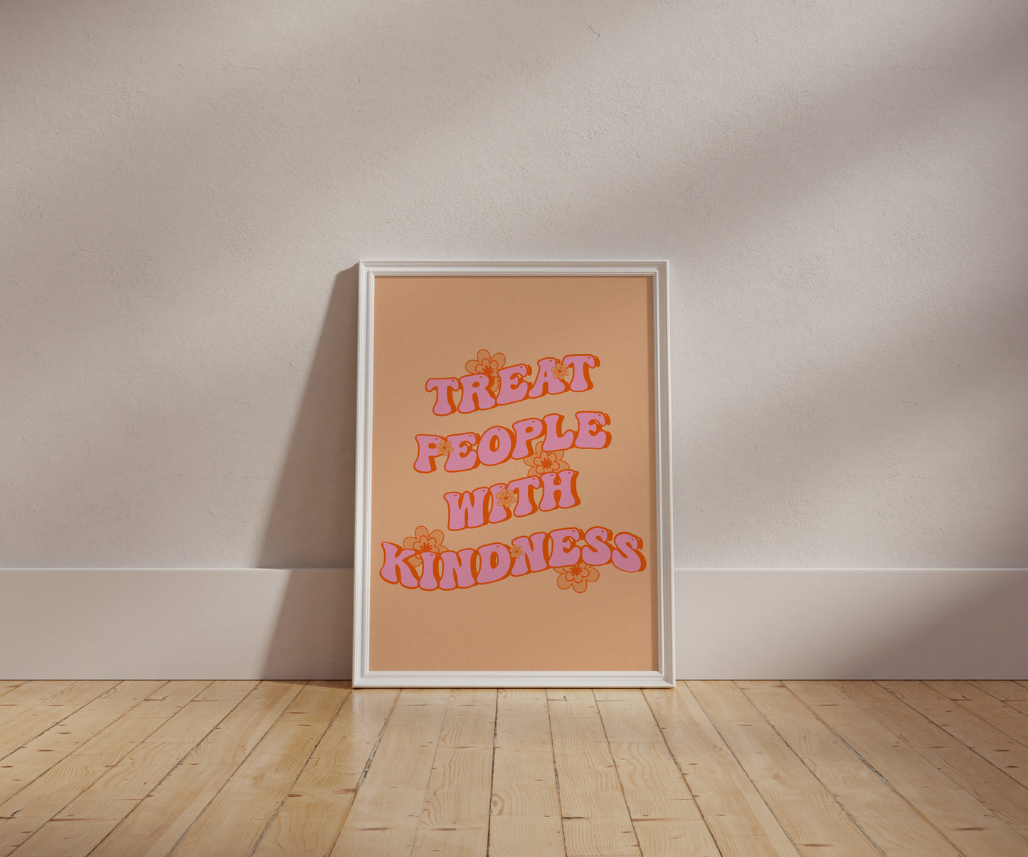 Treat People With Kindness Wall Art
