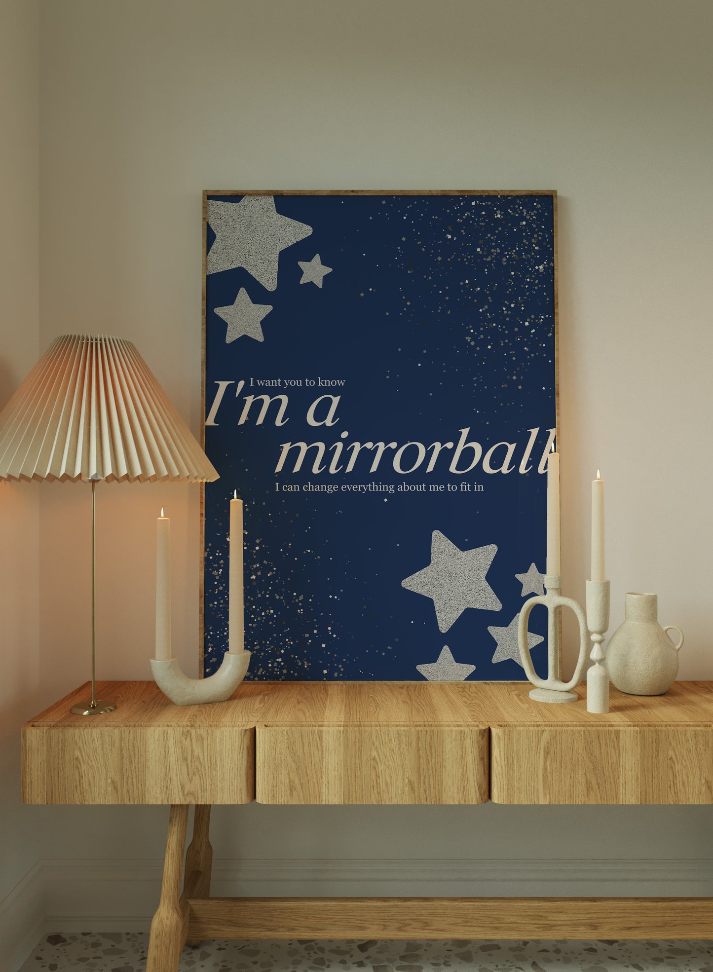 I'm a Mirrorball (Folklore) Wall Art
