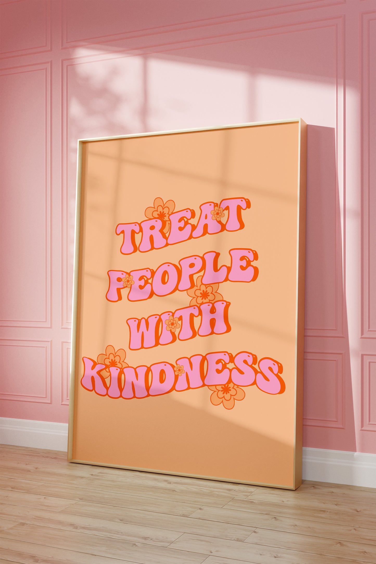 Treat People With Kindness Wall Art