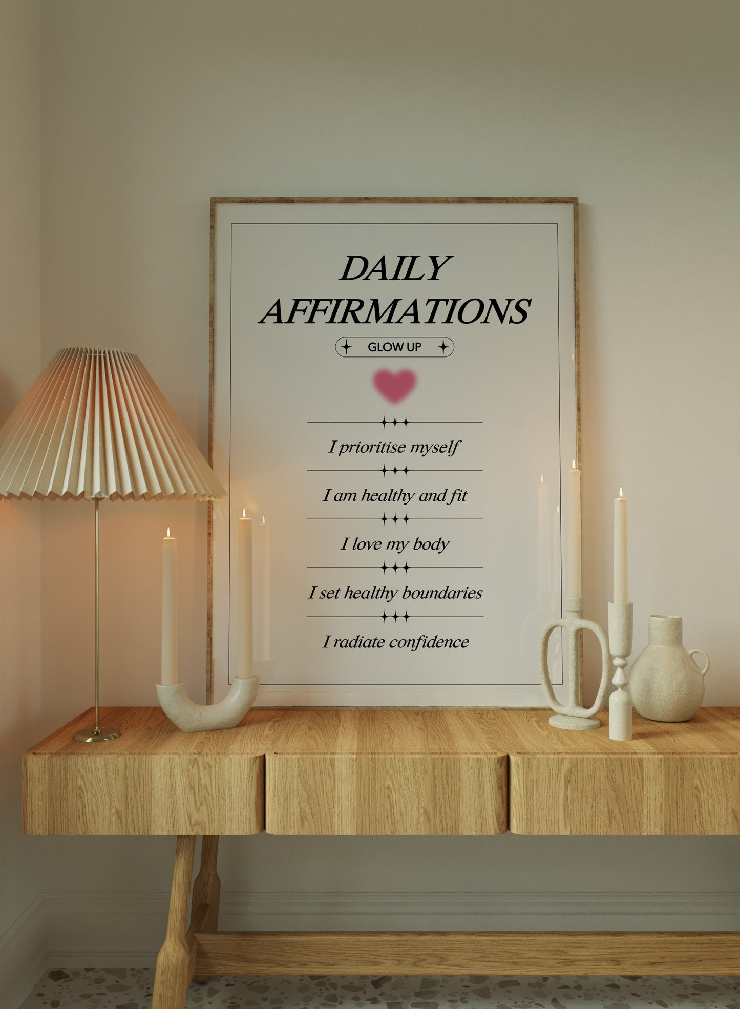 Daily Affirmations Wall Art