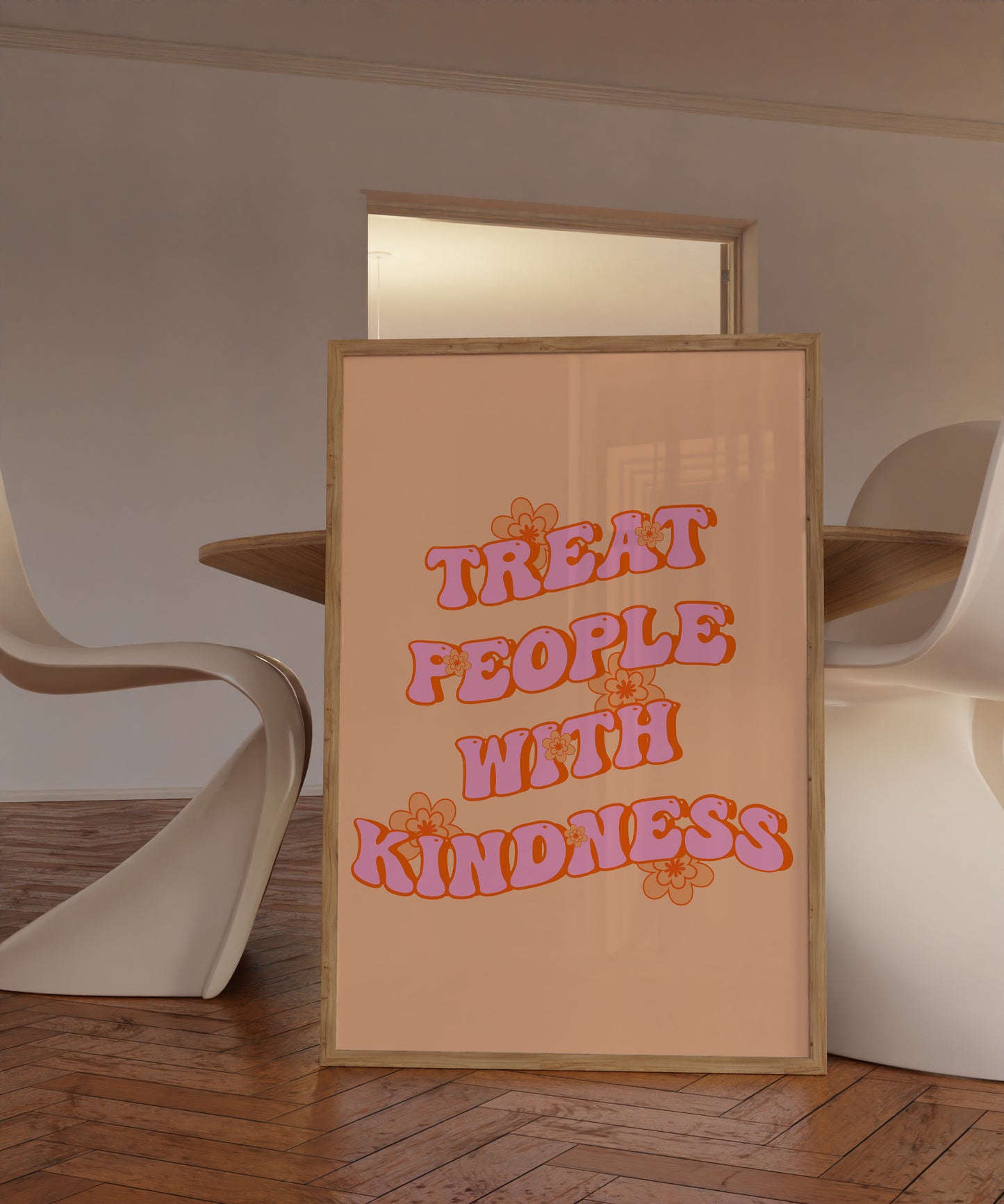 Treat People With Kindness Wall Art