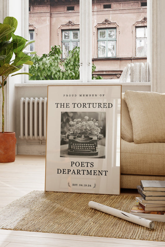 The Tortured Poets Department Wall Art