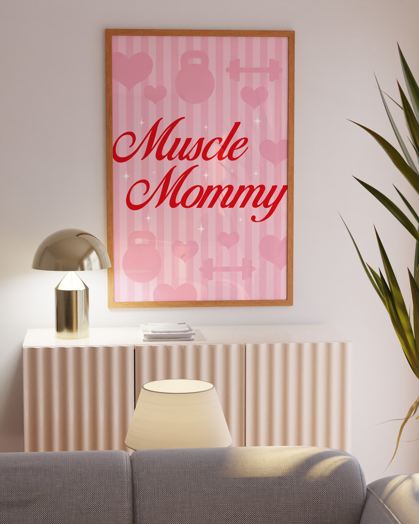 Aesthetic Strength Training Decor for Gym Enthusiasts
