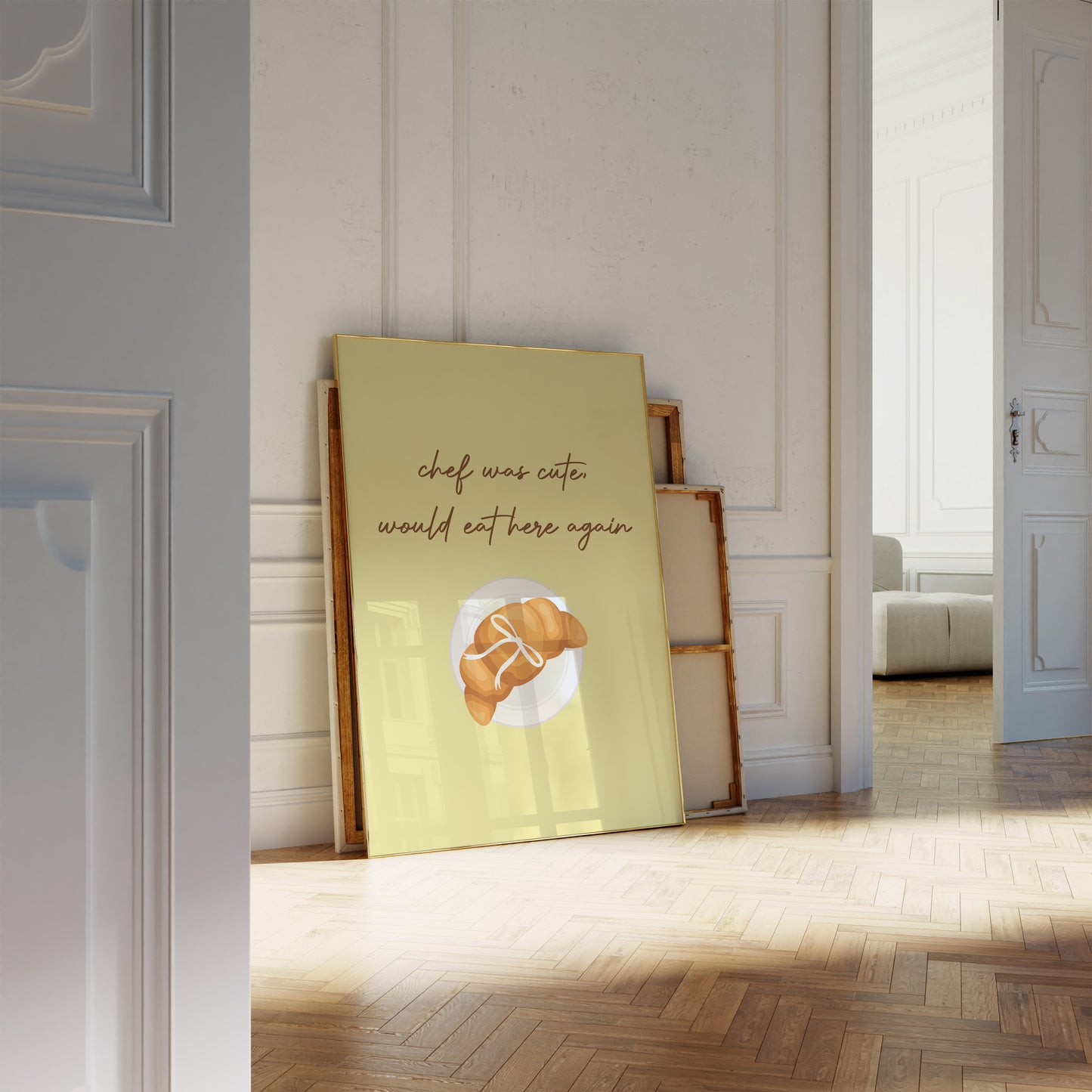 Chef Was Cute, Would Eat Here Again Wall Art
