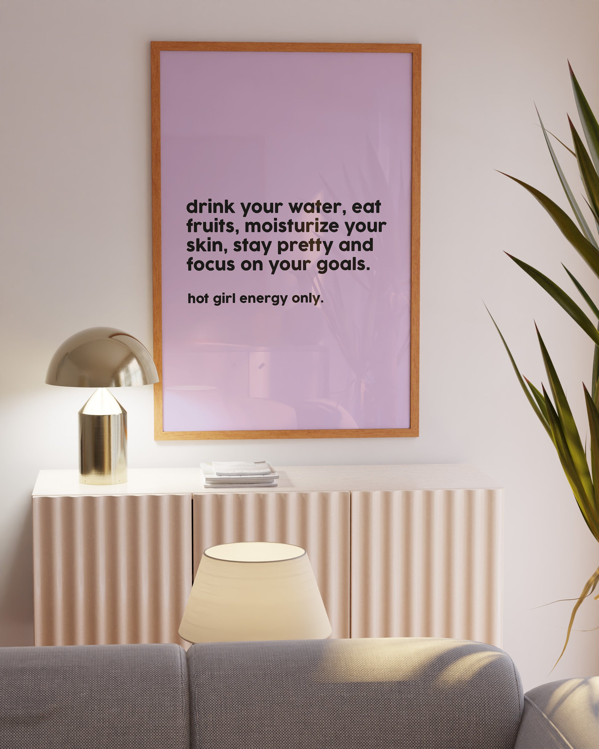 Modern Girl Room Decor Pink Purple Wall Art Self Care Quote Collection Wellness Space Design Digital Download Print Set Beautiful Bedroom Decoration Inspirational Message Art Home Office Accent Teen Room Essential Positive Mindset