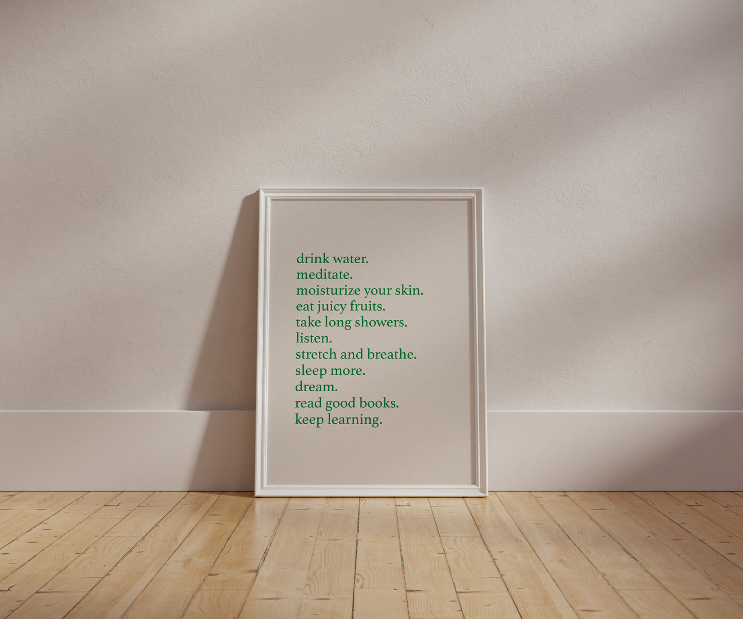 Minimalist Self-Care Wall Art