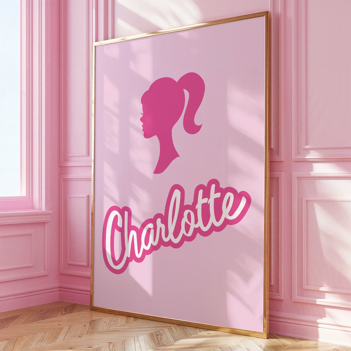 Personalised Barbie Wall Art