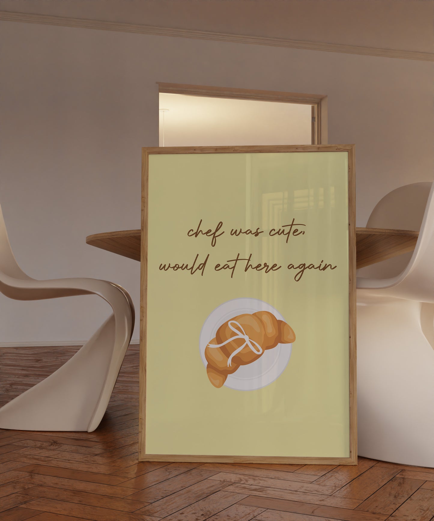 Chef Was Cute, Would Eat Here Again Wall Art