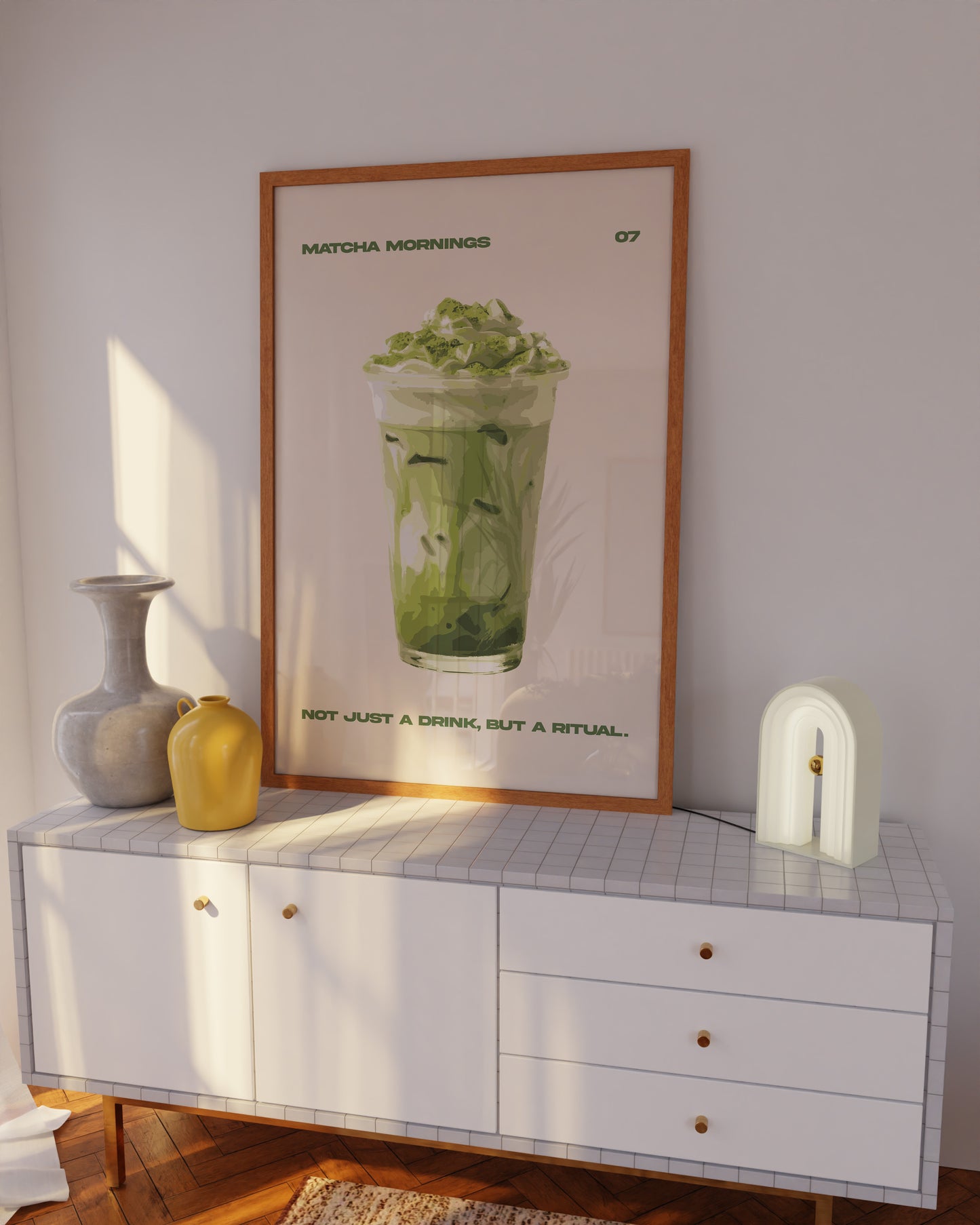 Matcha Mornings Wall Art
