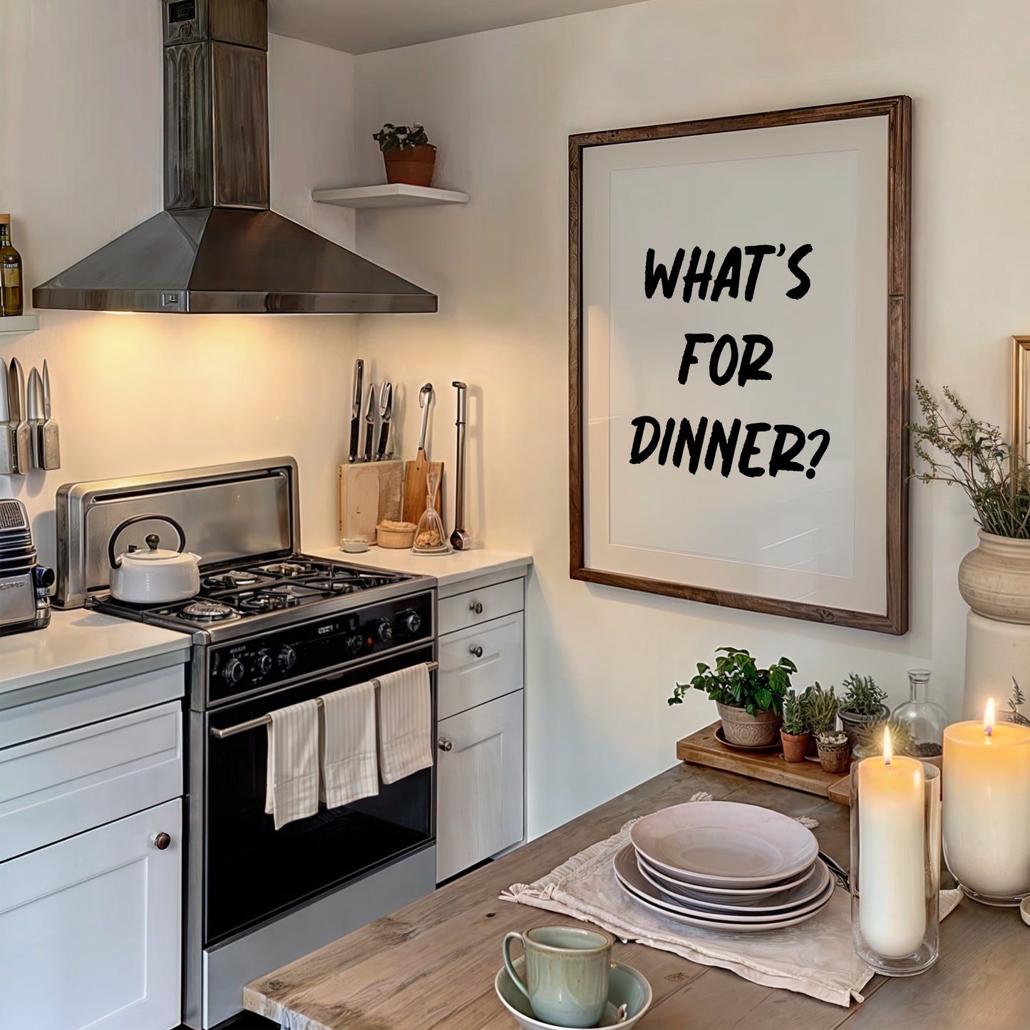 What's For Dinner Wall Art