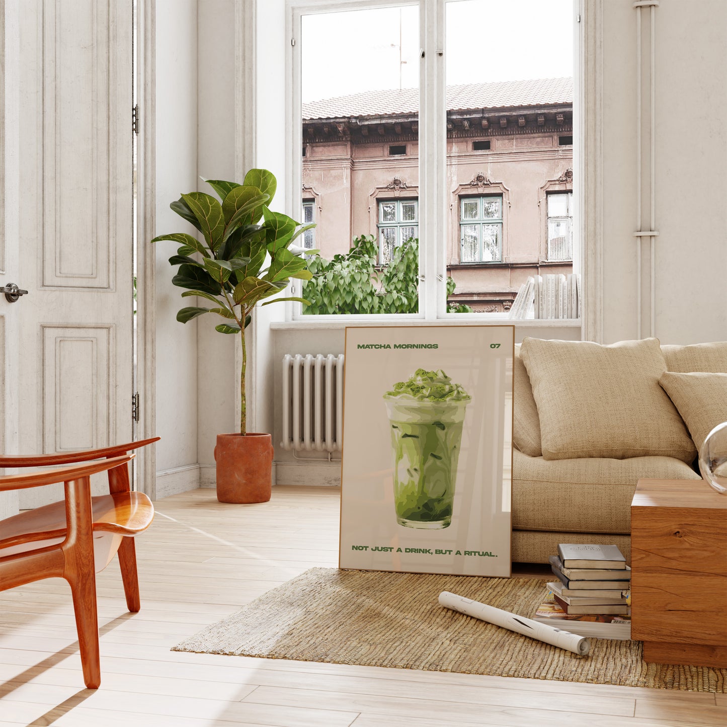 Matcha Mornings Wall Art