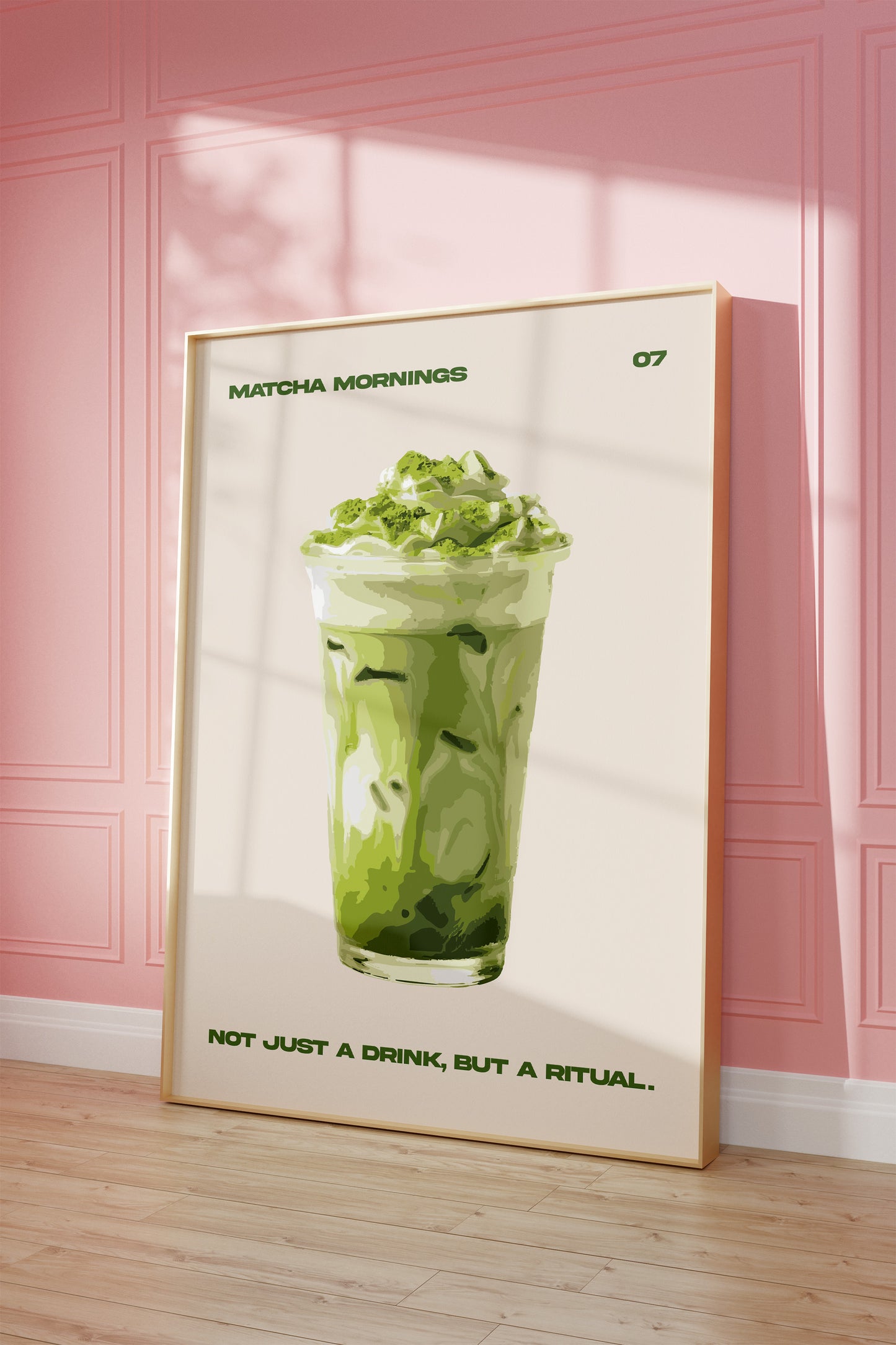 Matcha Mornings Wall Art