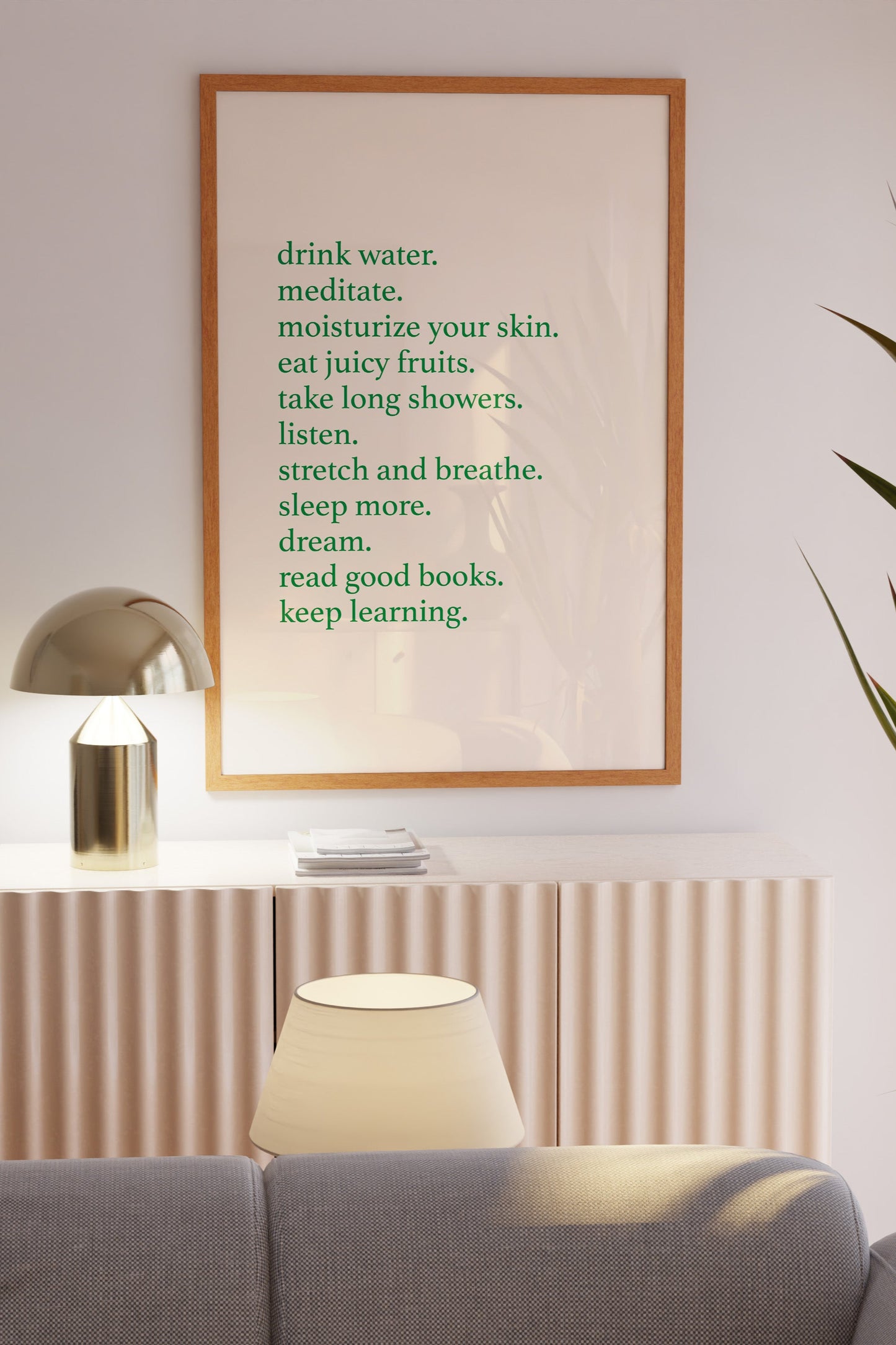 Self Care Wall Art Girl Bedroom Decor Green Accent Wellness Space Modern Typography Design Digital Download Print Collection Inspirational Quote Art Home Office Decoration Beautiful Aesthetic Room Style Teen Girl Bedroom Essential