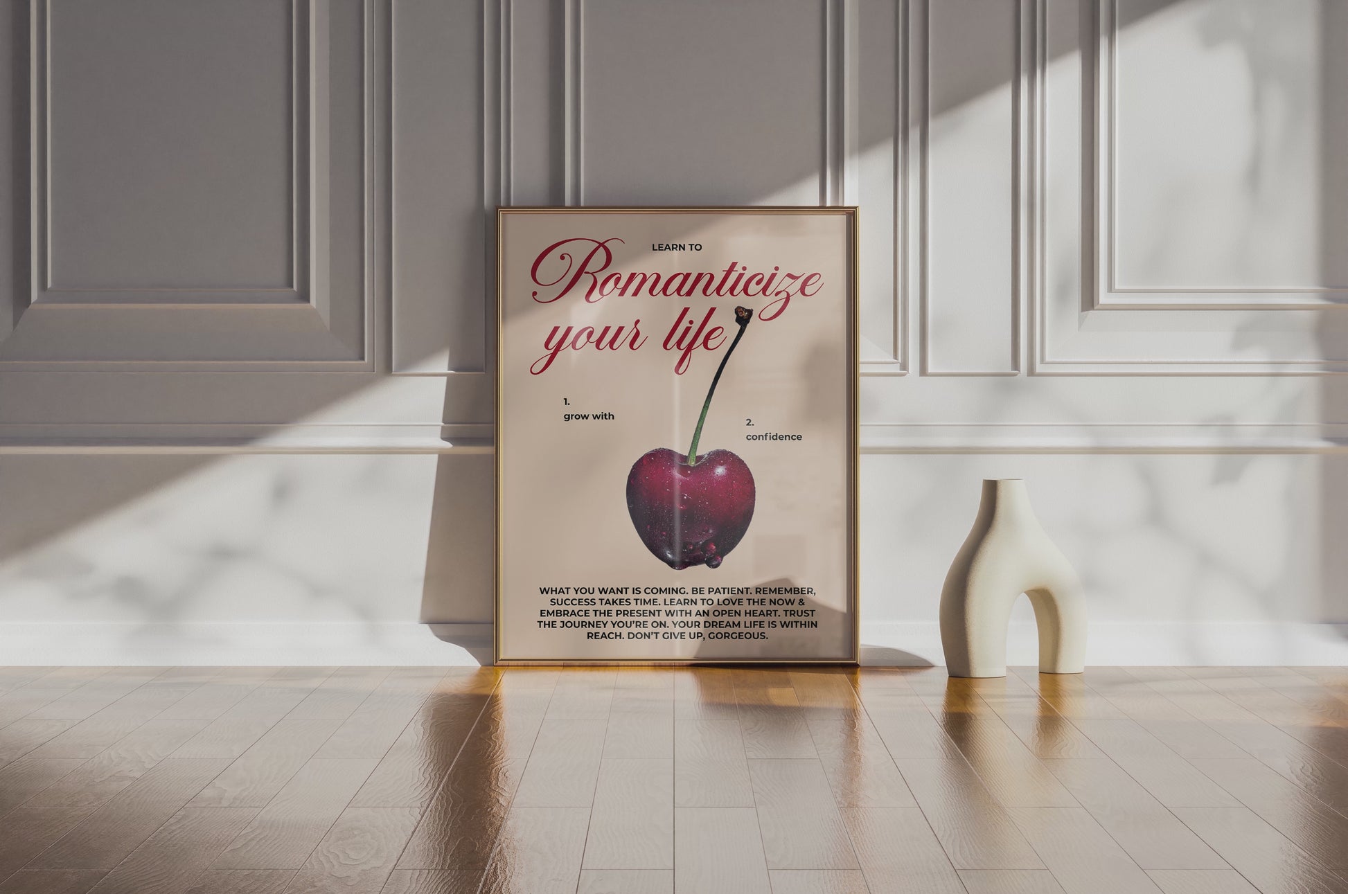 Confidence-boosting digital wall art for women.