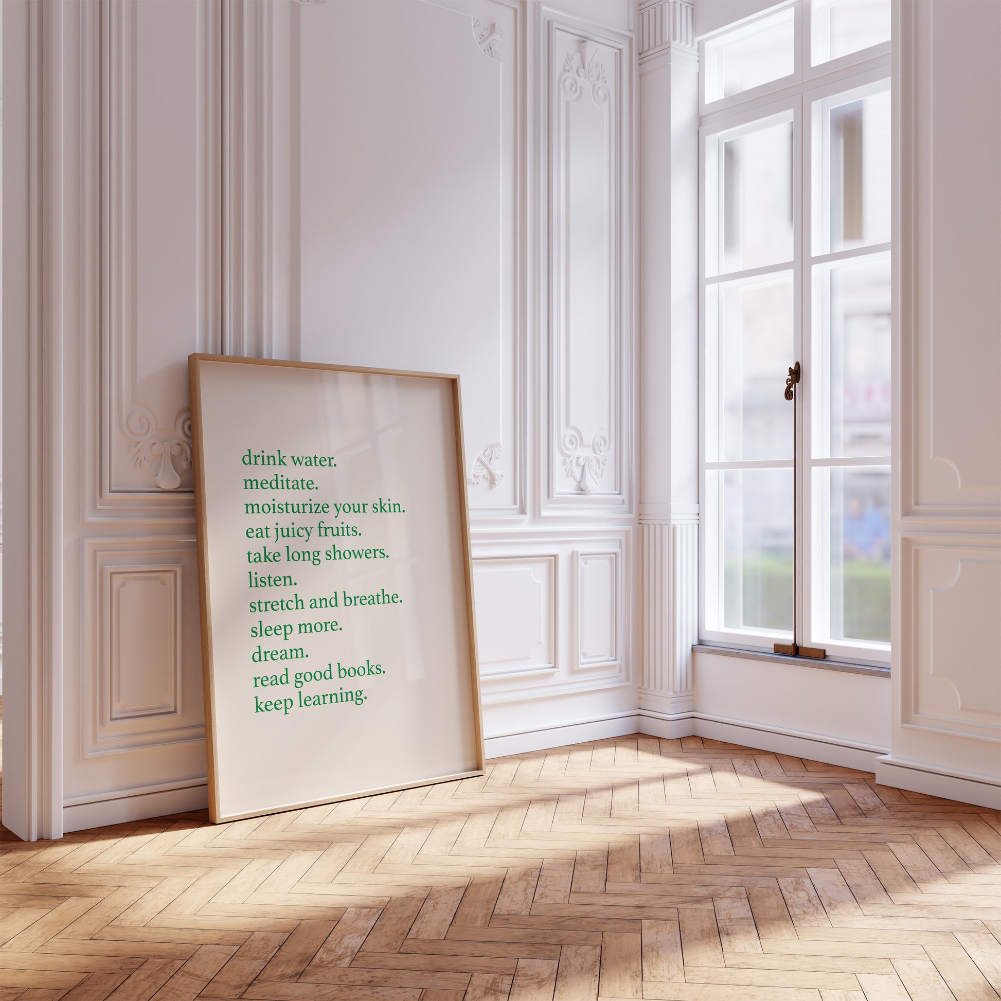 Wellness Space Design Neutral Wall Art Self Care Collection Digital Download Prints Modern Typography Style Beautiful Room Decor Inspirational Quote Set Teen Bedroom Essential Home Office Accent Positive Message Art Collection