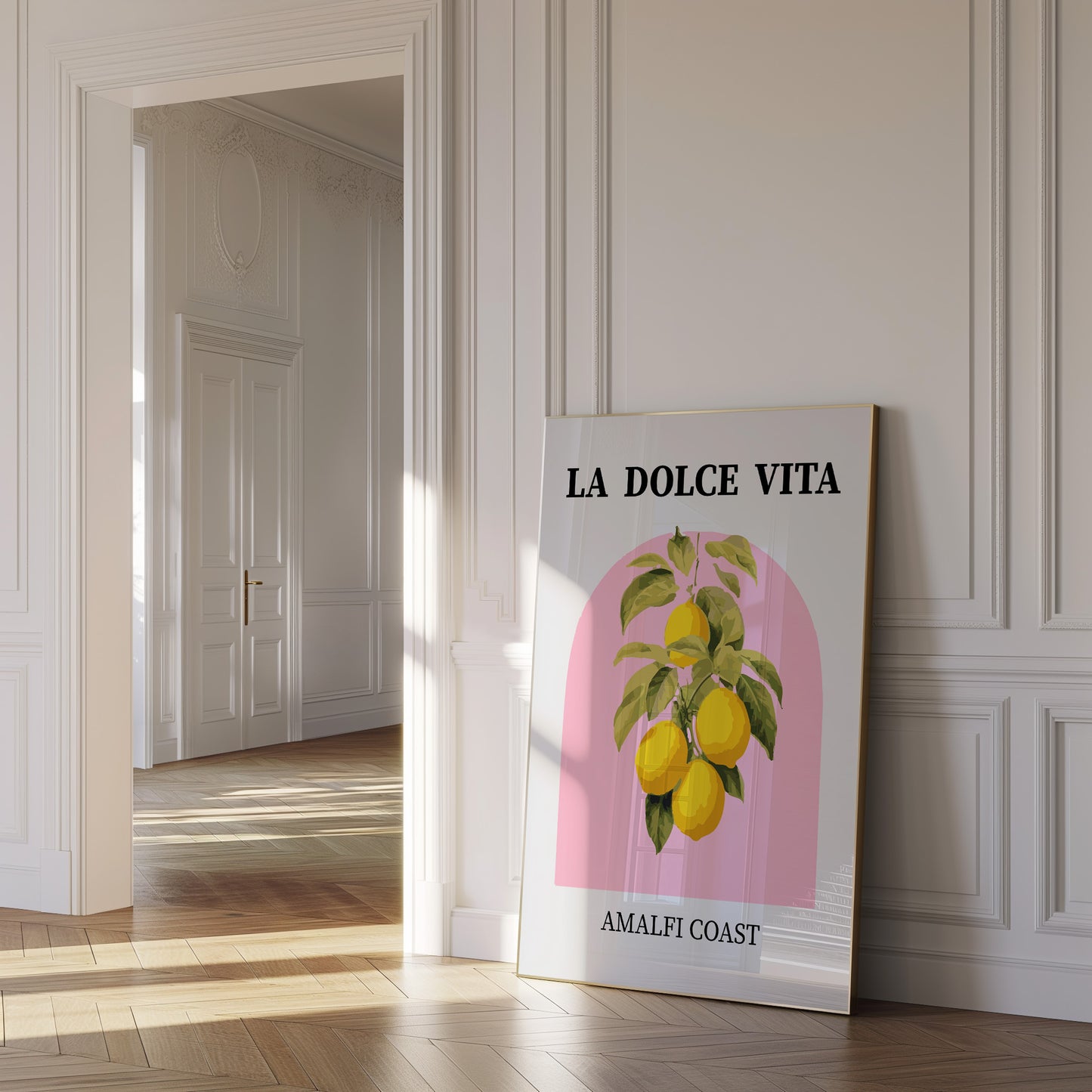 Downloadable lemon artwork for gallery wall