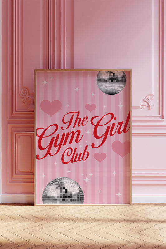 The Gym Girl Club Wall Art