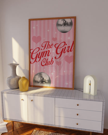 The Gym Girl Club Wall Art