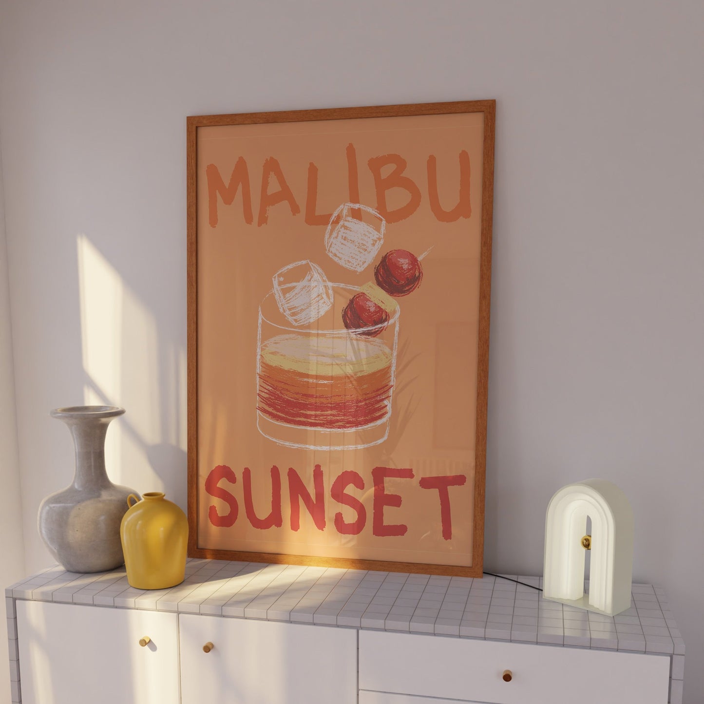 Malibu Sunset Wall Art