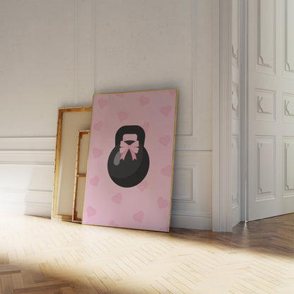 Coquette Kettlebell Pink Wall Art