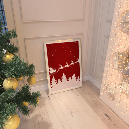 Santa Christmas Wall Art