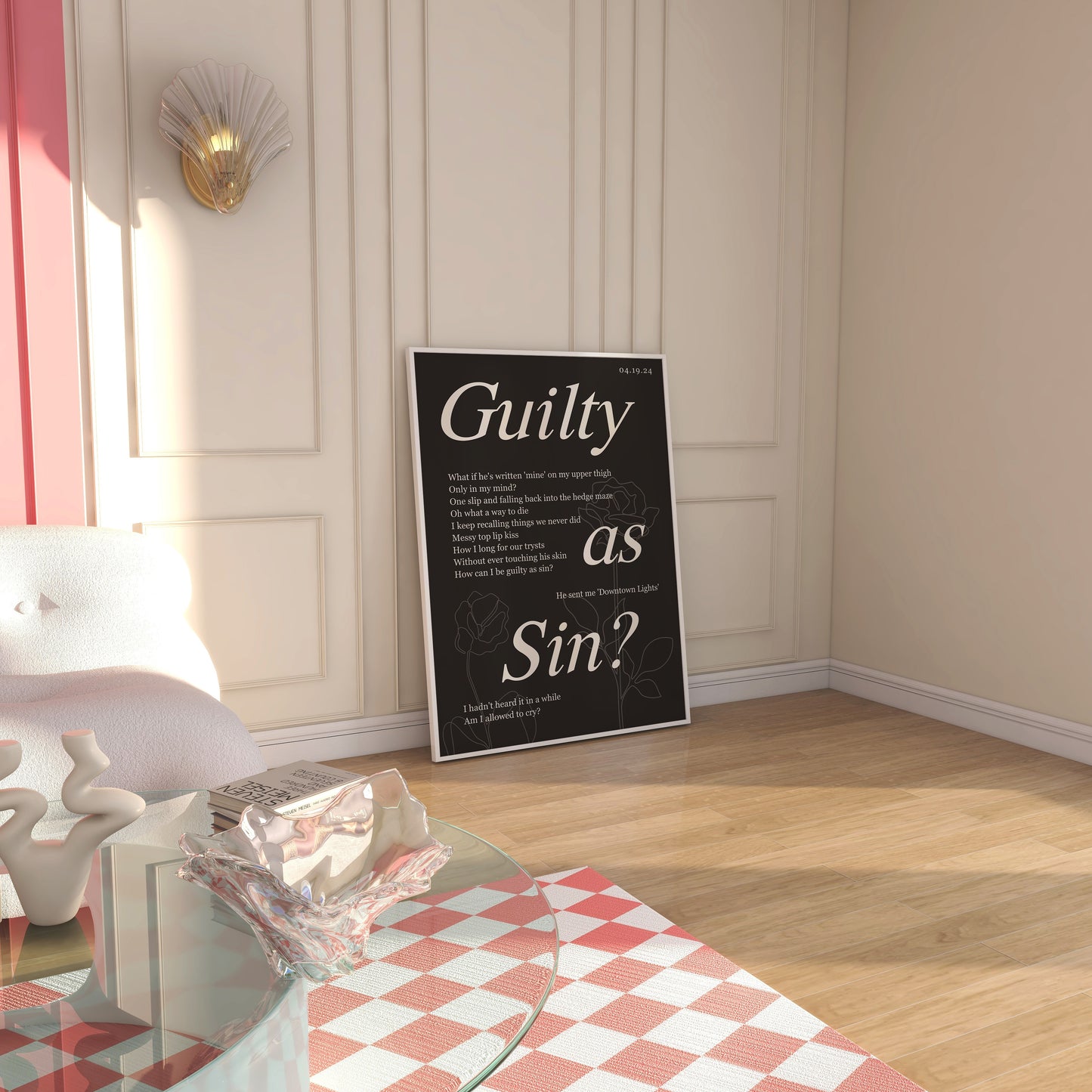 Guilty as Sin Wall Art