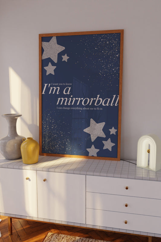 I'm a Mirrorball (Folklore) Wall Art