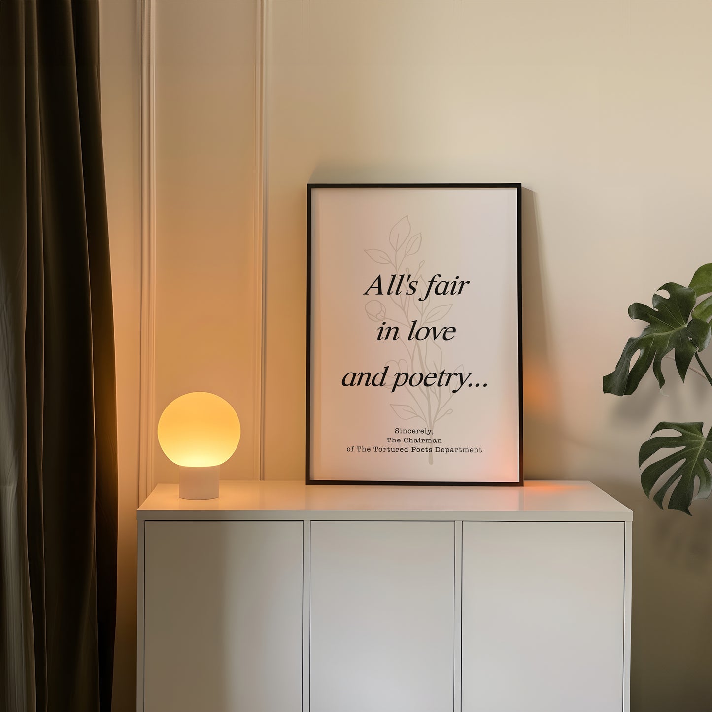All's Fair In Love And Poetry Wall Art