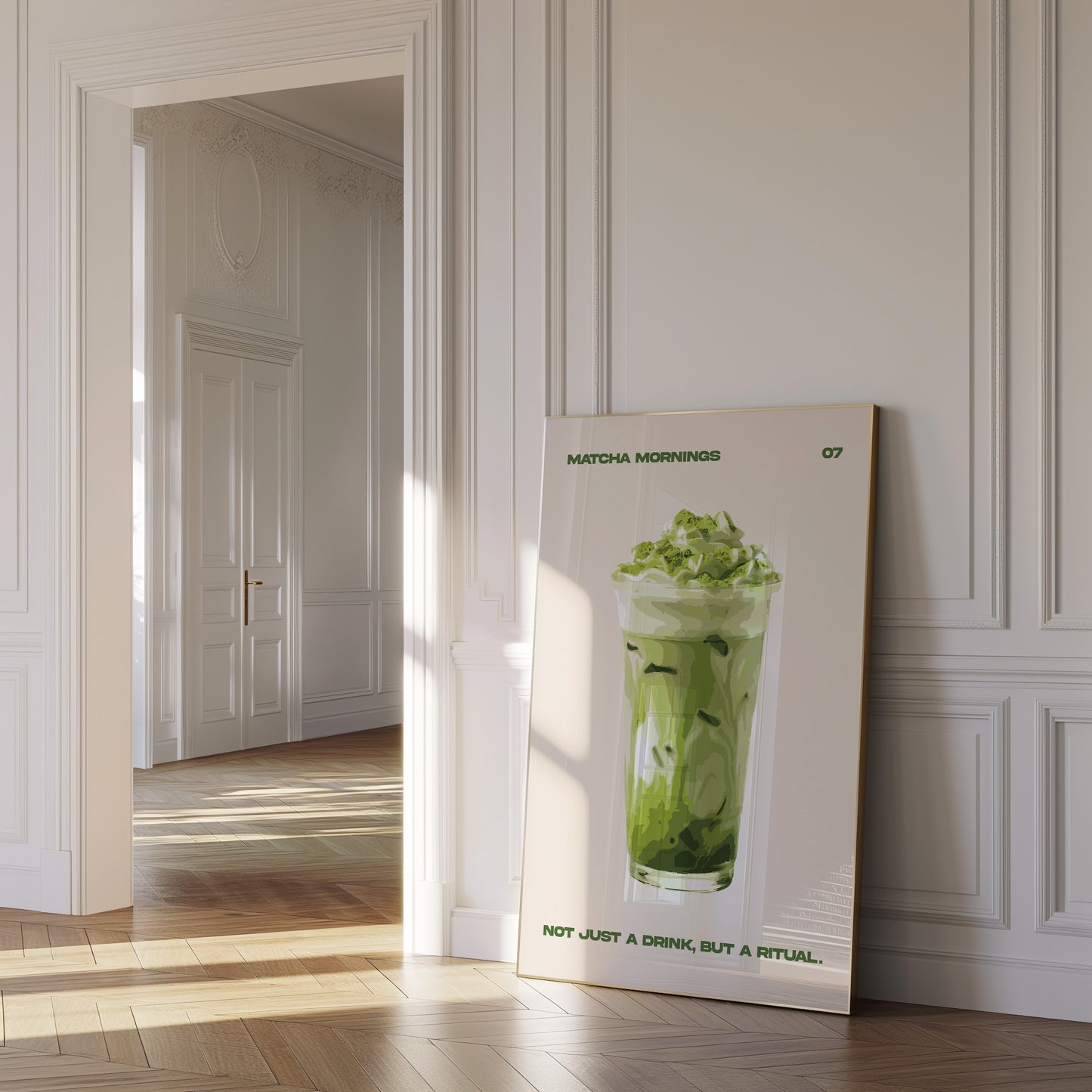 Matcha Mornings Wall Art