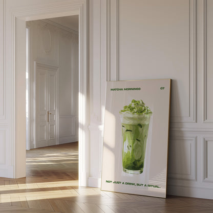 Matcha Mornings Wall Art