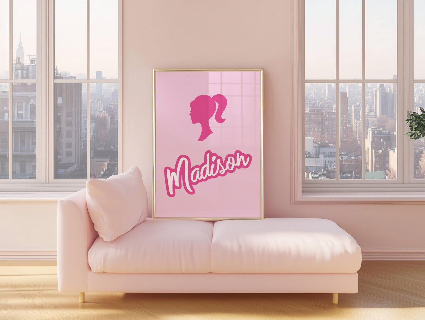 Personalised Barbie Wall Art