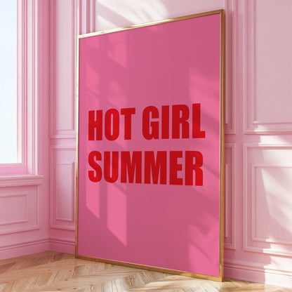Hot Girl Summer Wall Art