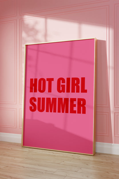 Hot Girl Summer Wall Art