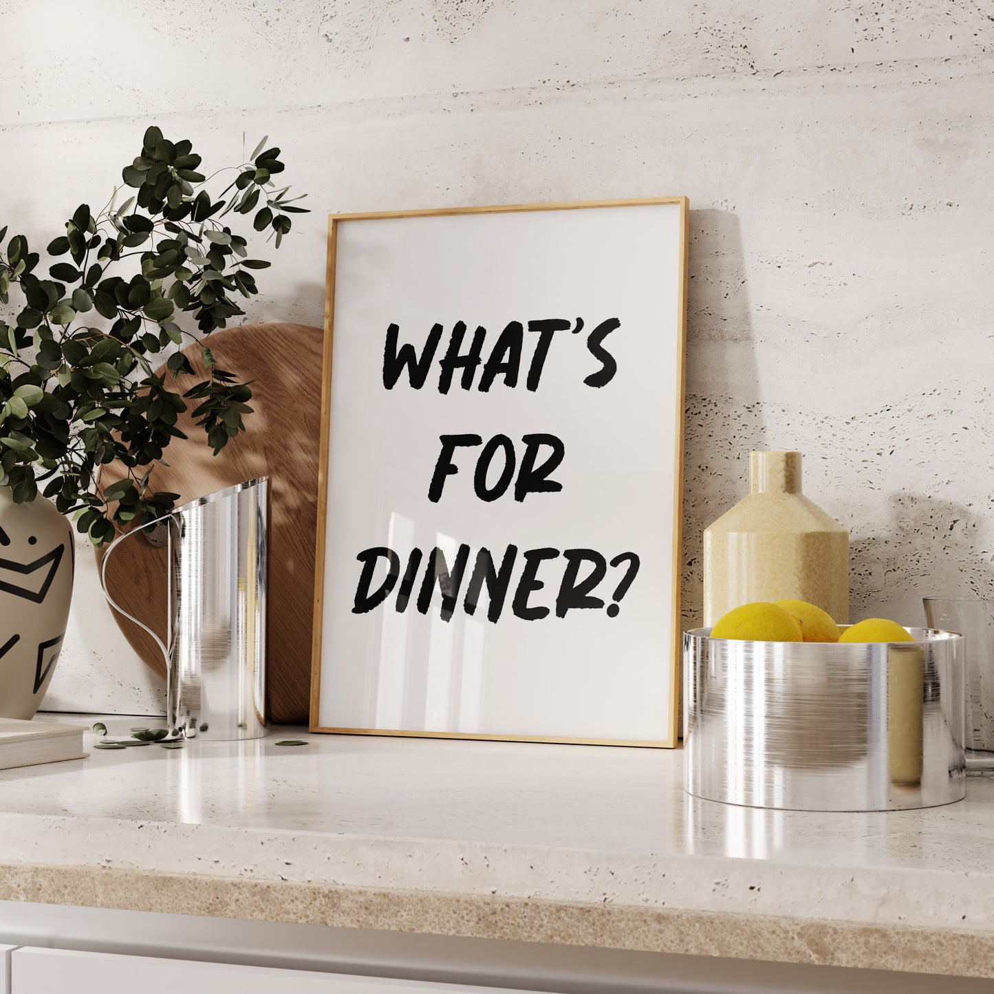 What's For Dinner Wall Art