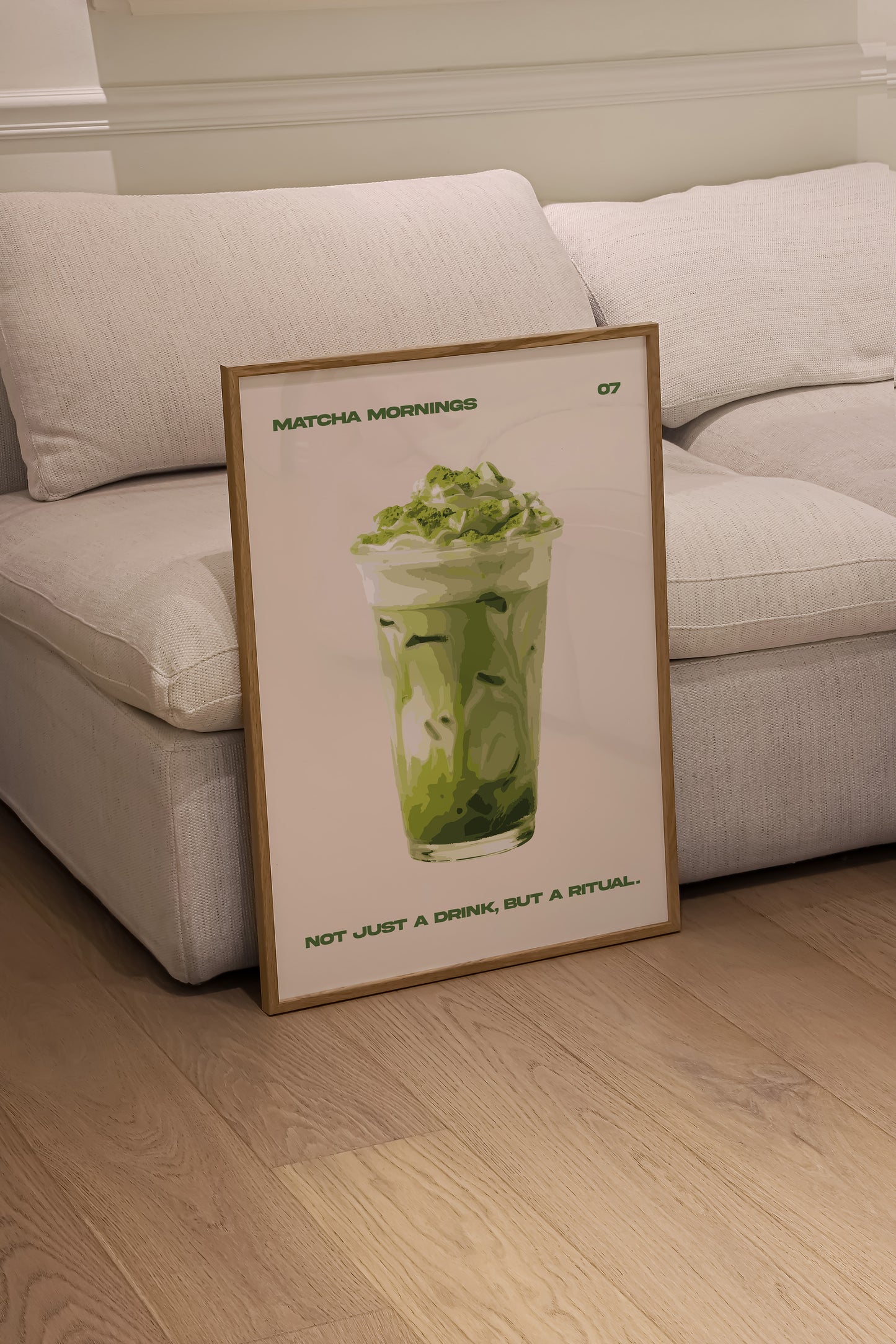 Matcha Mornings Wall Art