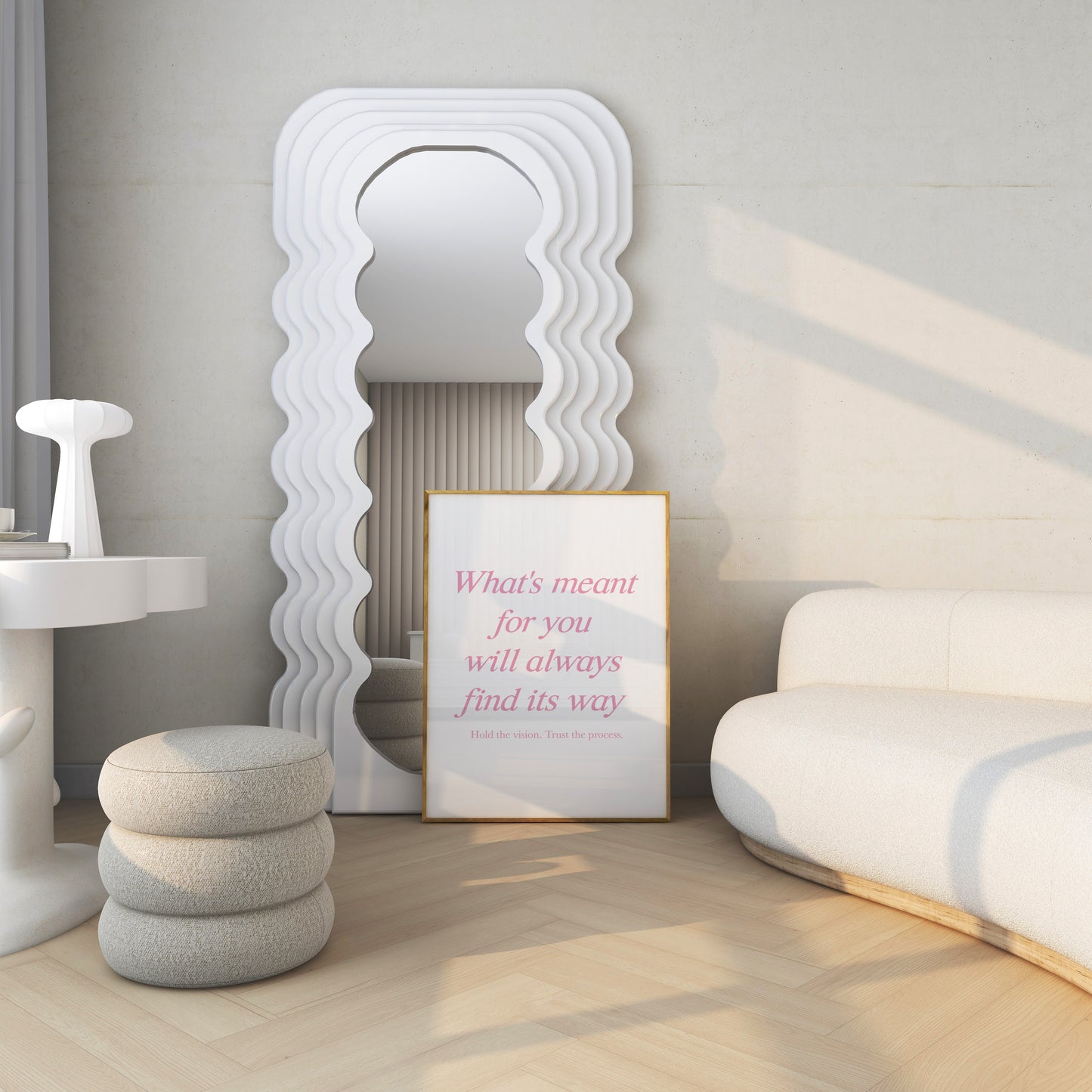 What's Meant For You Will Always Find It's Way Pink Wall Art