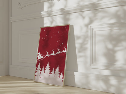 Santa Christmas Wall Art