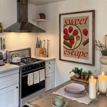 Sweet Escape digital print – perfect for kitchens or dessert shops.