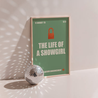 The Life Of A Showgirl Wall Art